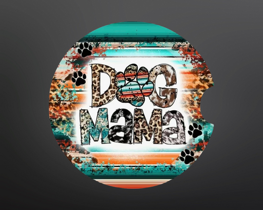 Dog Mama Car Coaster