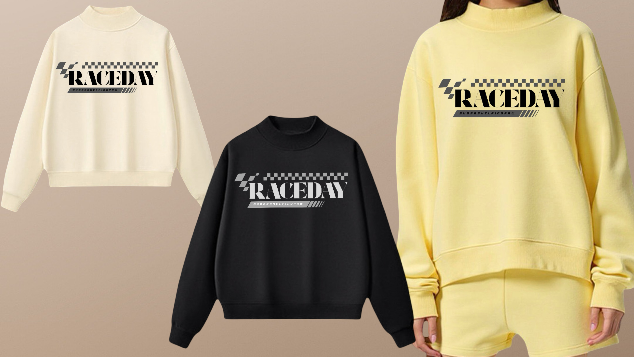 Race Day Mock Neck