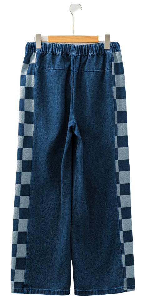 Drawstring Loose Denim Pants