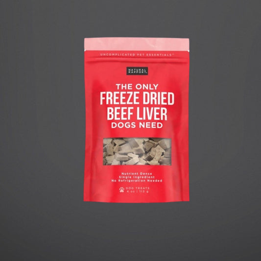 Freeze Dried Beef Liver Dogs Need: 4 oz Bag