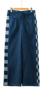 Drawstring Loose Denim Pants
